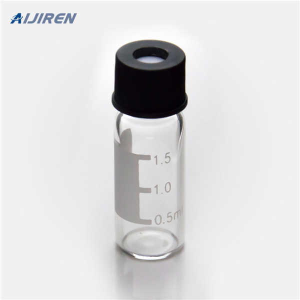 Certified snap vial for hplc with closures